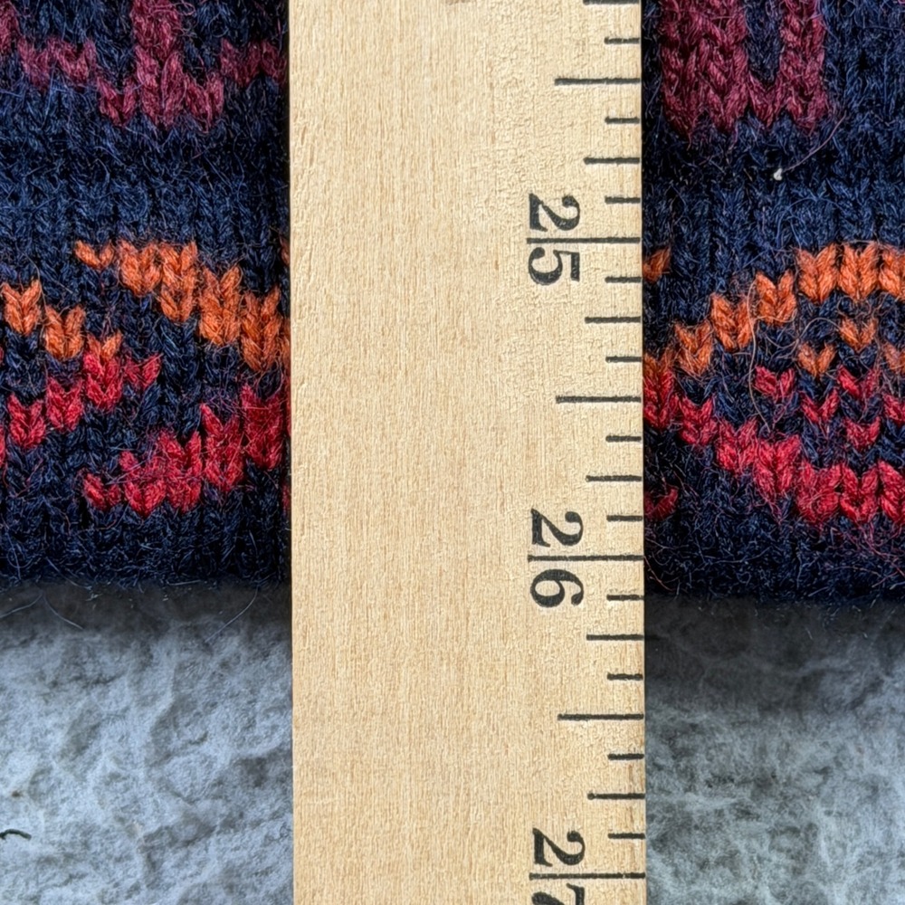 Alpa Sur Cusco Peru Alpaca Wool Cardigan Sweater Geometric Full Zip Womens M - Picture 7 of 8